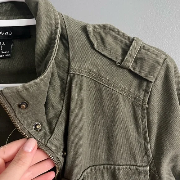 Forever 21 Jackets Coats Forever Military Jacket Poshmark
